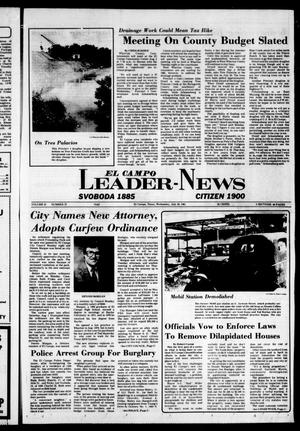 Primary view of object titled 'El Campo Leader-News (El Campo, Tex.), Vol. 97, No. 37, Ed. 1 Wednesday, July 29, 1981'.