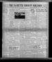Newspaper: The Fayette County Record (La Grange, Tex.), Vol. 31, No. 91, Ed. 1 T…