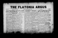 Newspaper: The Flatonia Argus (Flatonia, Tex.), Vol. 71, No. 48, Ed. 1 Thursday,…