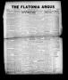 Newspaper: The Flatonia Argus (Flatonia, Tex.), Vol. 71, No. 43, Ed. 1 Thursday,…
