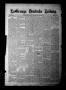 Primary view of La Grange Deutsche Zeitung. (La Grange, Tex.), Vol. 13, No. 20, Ed. 1 Thursday, January 1, 1903
