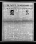 Newspaper: The Fayette County Record (La Grange, Tex.), Vol. 32, No. 3, Ed. 1 Tu…