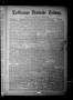 Newspaper: La Grange Deutsche Zeitung. (La Grange, Tex.), Vol. 13, No. 1, Ed. 1 …