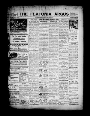 Primary view of object titled 'The Flatonia Argus (Flatonia, Tex.), Vol. 37, No. 2, Ed. 1 Thursday, October 19, 1911'.