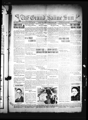Primary view of object titled 'The Grand Saline Sun (Grand Saline, Tex.), Vol. 44, No. 28, Ed. 1 Thursday, May 26, 1938'.