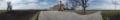 Primary view of Panoramic image of the side of St John Lutheran Church in Bartlett, Texas.