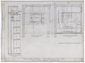Technical Drawing: Cisco Bank and Office Building, Cisco, Texas: Typical Floor Plan