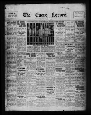 Primary view of object titled 'The Cuero Record (Cuero, Tex.), Vol. 43, No. 106, Ed. 1 Sunday, May 2, 1937'.