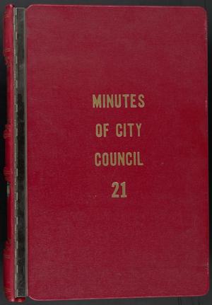 Primary view of object titled '[Abilene City Council Minutes: 1979-1980]'.