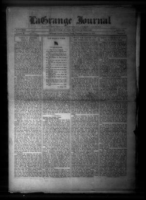 Primary view of object titled 'La Grange Journal (La Grange, Tex.), Vol. 48, No. 1, Ed. 1 Thursday, January 6, 1927'.