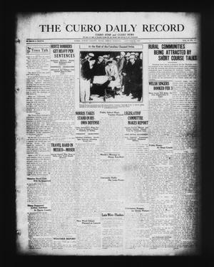 Primary view of object titled 'The Cuero Daily Record (Cuero, Tex.), Vol. 66, No. 17, Ed. 1 Friday, January 21, 1927'.